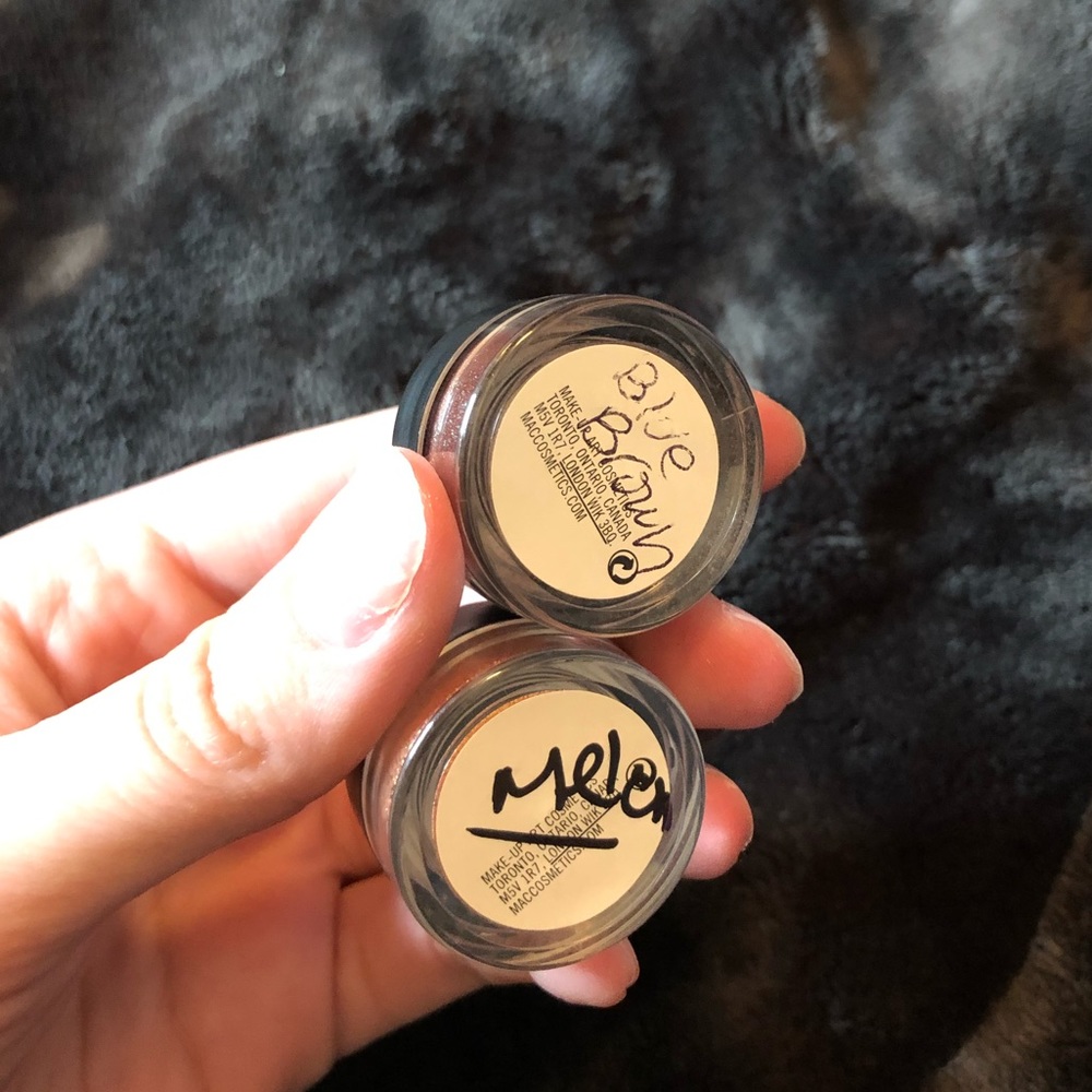 MAC Pigment Samples- Melon & Blue Brown